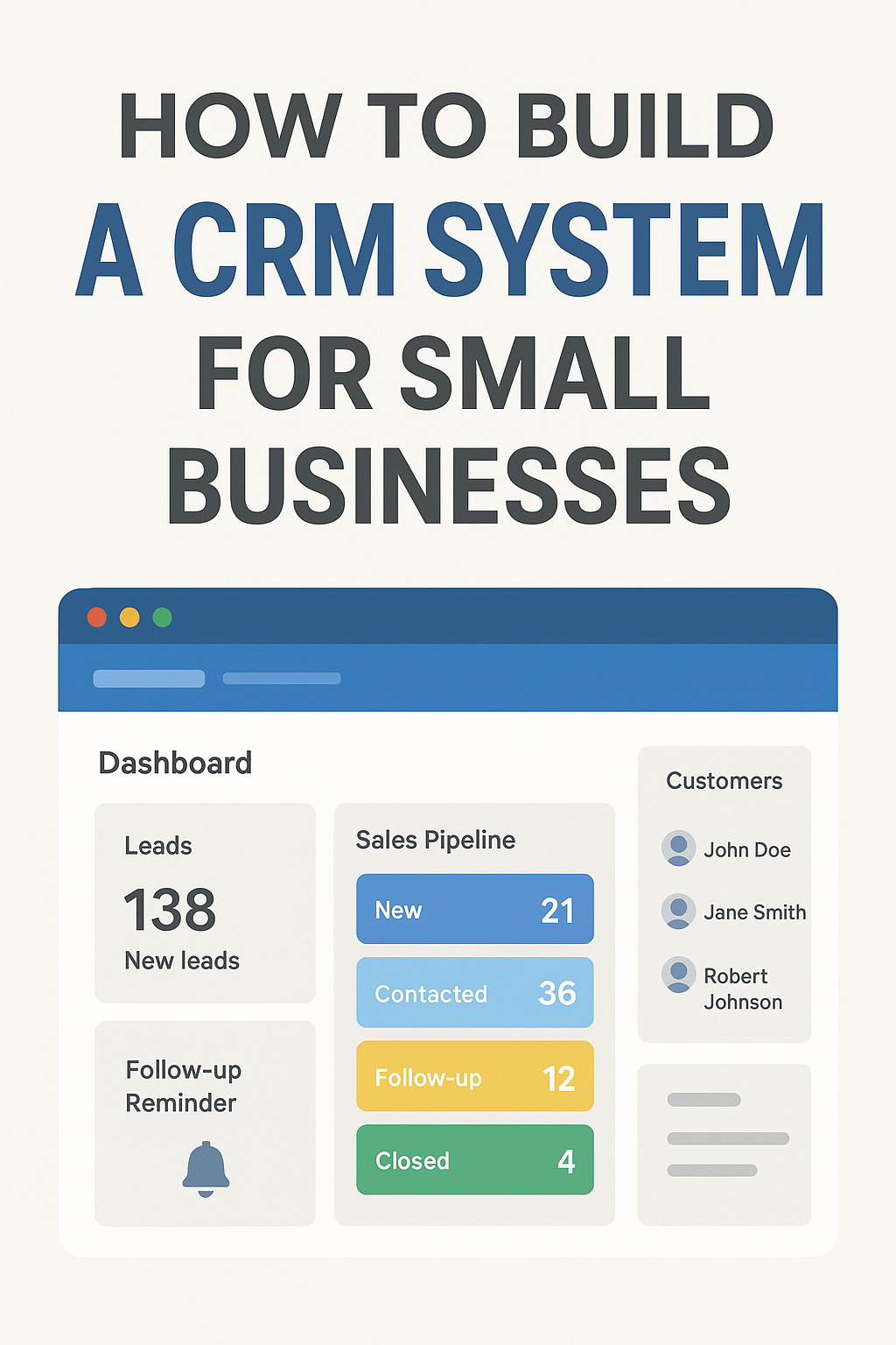 How to Build a CRM System for Small Businesses
